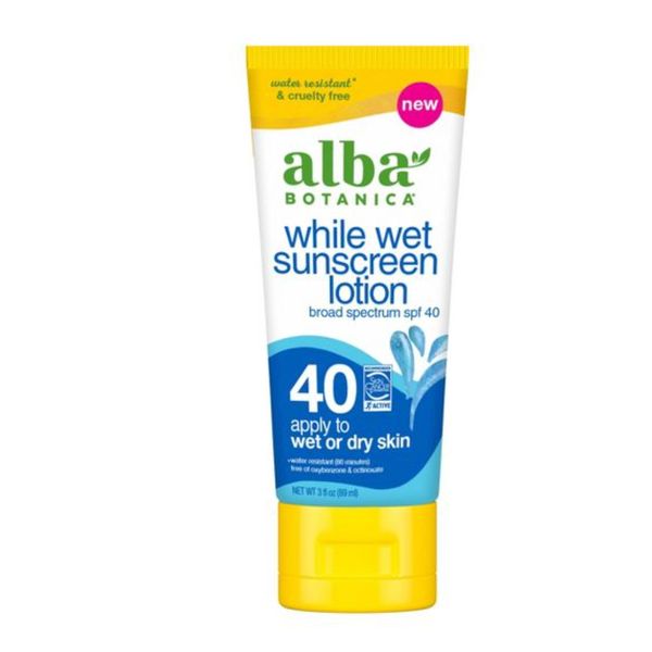 Alba Botanica Wet Sunscreen - Click Out To Buy