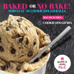 bakeitwithmel edible cookie dough mix