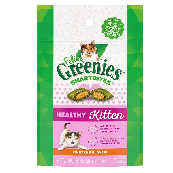 FELINE GREENIES SMARTBITES Healthy Kitten Treats