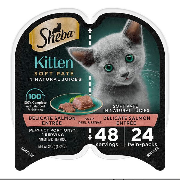 SHEBA PERFECT PORTIONS Kitten Paté Wet Cat Food 