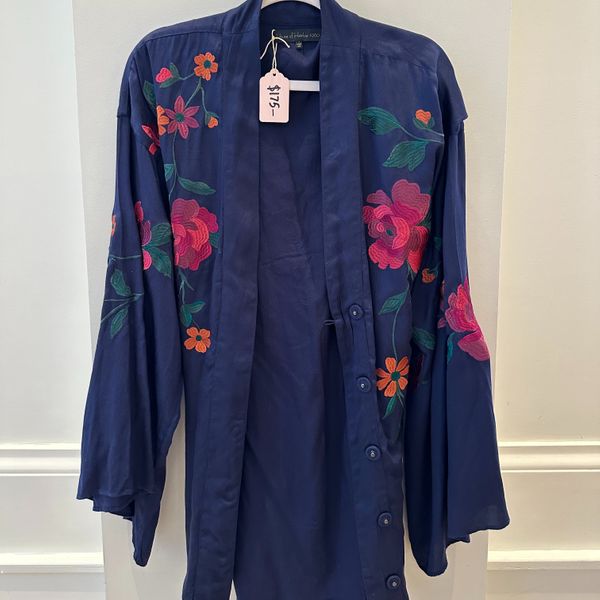 Floral Wrap Dress - Size Small