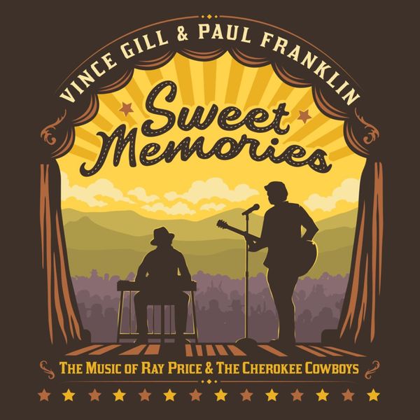 thecountrymusicchannel vince gill paul franklin sweet memories lp signed