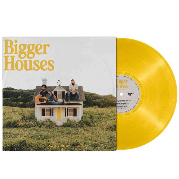 Dan + Shay - Bigger Houses - LP/Yellow Autographed