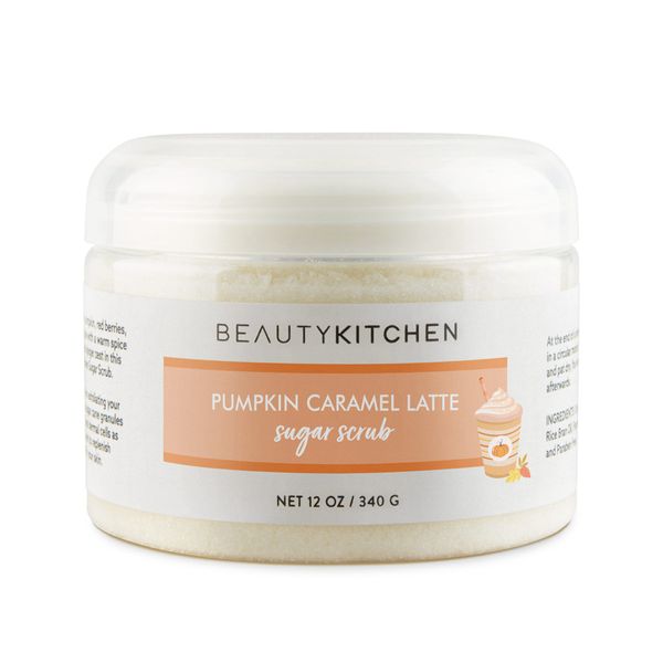 beautykitchen pumpkin caramel latte body scrub