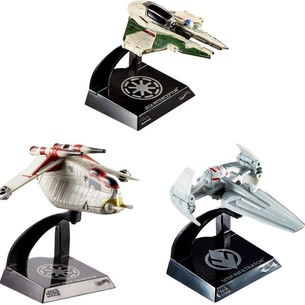 Hot Wheels - Star Wars Starships Select (3-Pack)