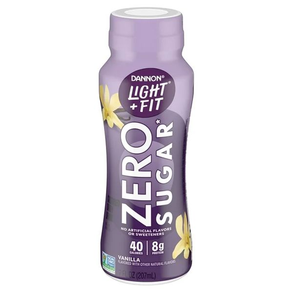 Dannon Light+Fit Zero Sugar Vanilla FatFree Yogurt