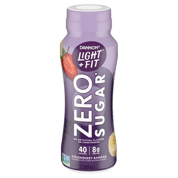 Dannon Light + Fit Zero Sugar Strawberry Banana