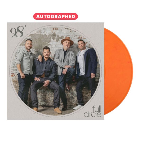 98degrees exclusive orange crush vinyl signed u s