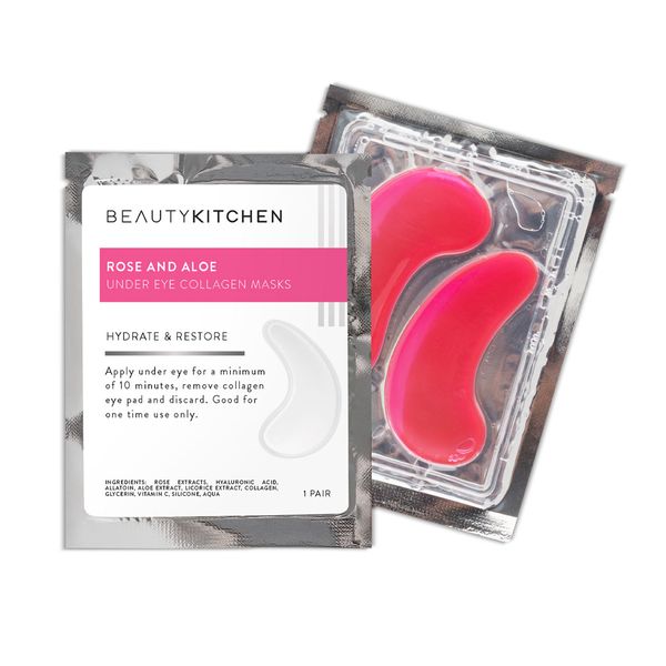 beautykitchen rose and aloe collagen eye gels