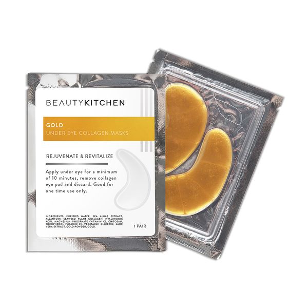 beautykitchen 24k gold collagen eye gels 30 day pack