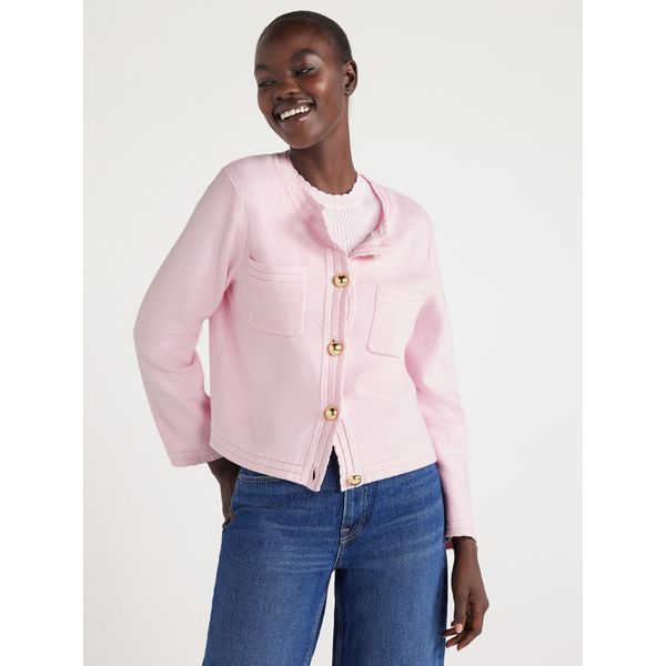 Free Assembly Women’s Chest Pocket Cardigan