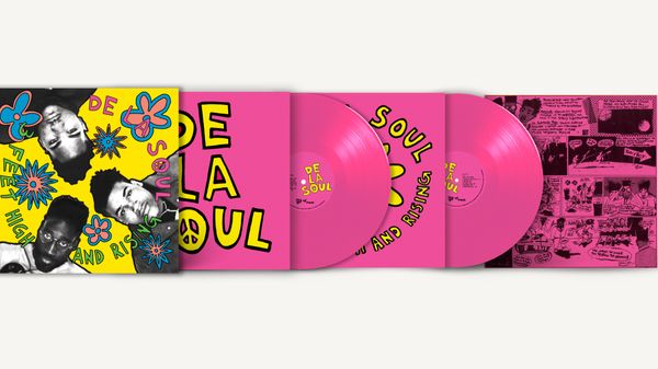 De La Soul-3 Ft High AndRising LP Magenta UNSIGNED