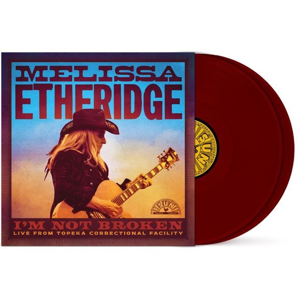 amstsl melissa etheridge i m not broken lp autographed