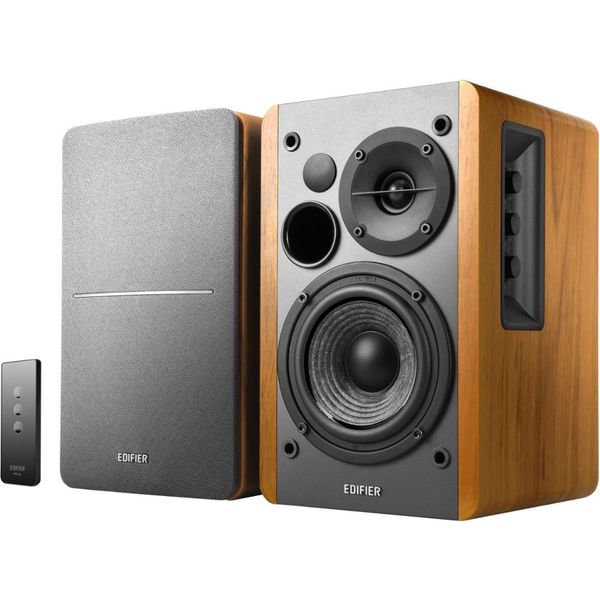 Edifier R1280T Powered Bookshelf Speakers - (Wood)