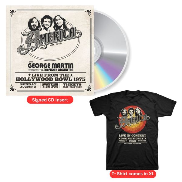 Live Hollywood '75-CD Signed+T-SHIRT  