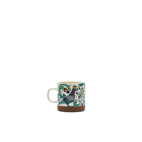 Pigeon Art Multicolor Ceramic Mug, by Roberto Lugo