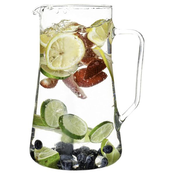 Simax Large Glass Pitcher With Spout, 2.5 Qt