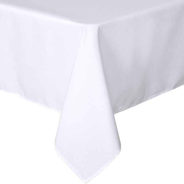 Sancua Tablecloth - 60 x 84 Inch, White