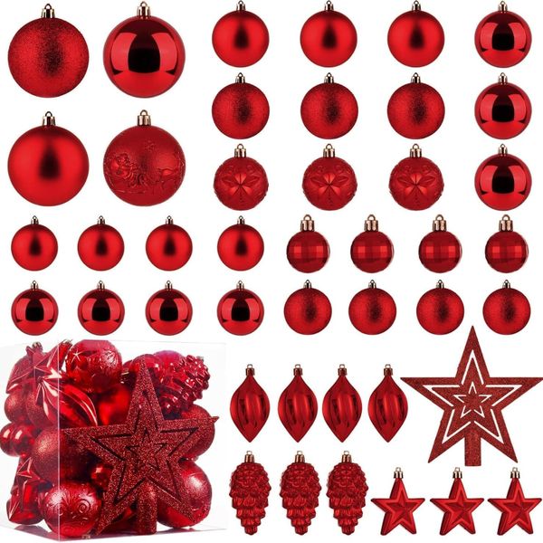 Christmas Ball Ornaments - 43pcs