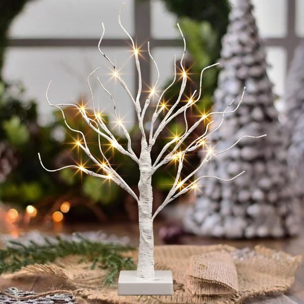 Vanthylit Lighted Birch Tree, Tabletop LED, 22in