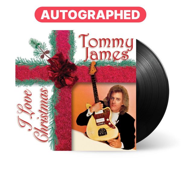 Tommy James - I Love Christmas - LP Signed