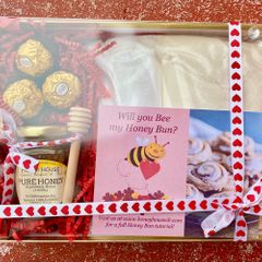 honeyhouseab will you bee my honey bun v day gift set
