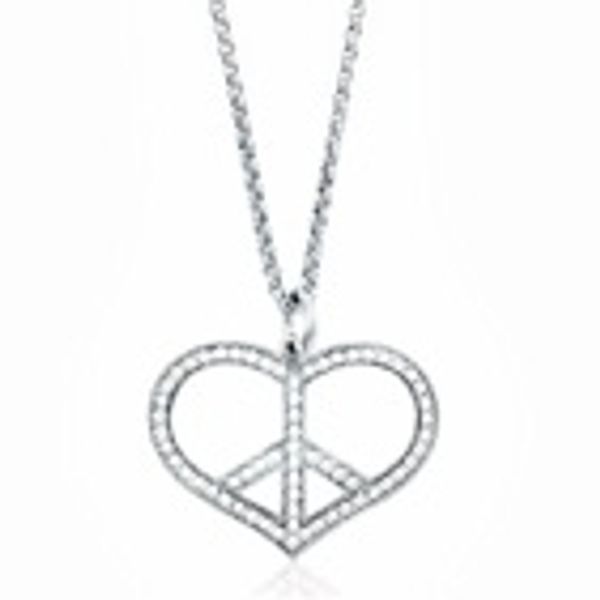 peacelovejewelrybynancydavis peace love necklaces original heart peace necklace