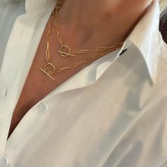 thestylepantry large golden link necklace 16
