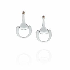 thestylepantry small equestrian bit earrings