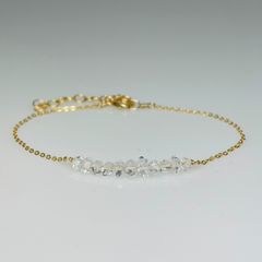 kylechandesign herkimer diamond bar bracelet