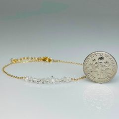 kylechandesign herkimer diamond bar bracelet