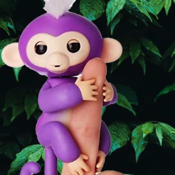 chrissyshine funtastic interactive finger monkey purple
