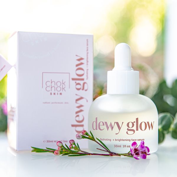 chokchokskin dewy glow hydrating brightening face serum