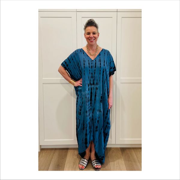 Unisex BOHO Hand Tie-Dyed Kaftan (O/S)