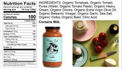 pizzagirl organic pasta sauce