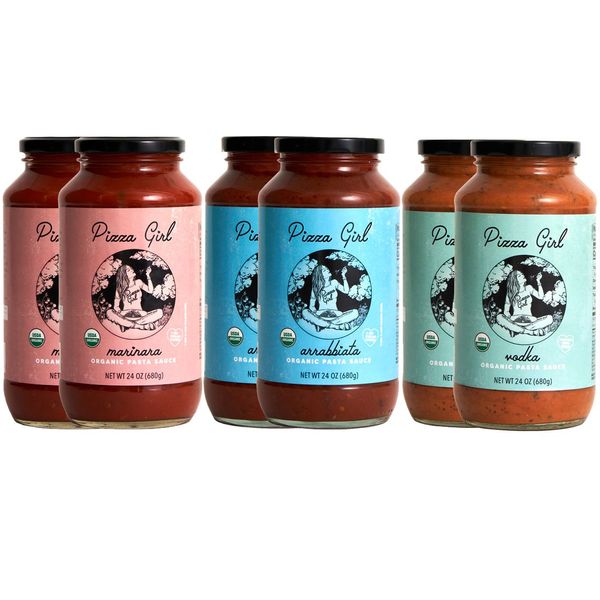 6 PACK VARIETY ORGANIC PASTA SAUCES